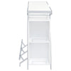 Araceli Freestanding LED Home Bar Cabinet White High Gloss — product view 16
