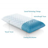 Zoned ActiveDough® + Cooling Gel Pillow
