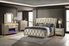 Lorient 8-drawer LED Flame Box Dresser and Mirror Ivory Camel — product view 17