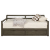 Sorrento 2-drawer Twin XL Daybed with Extension Trundle Grey — product view 17