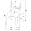 Alston 6-piece Rectangular Dining Table Set Knotty Nutmeg — product view 17