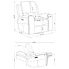 Brickston 3-piece Triple Power Reclining Sofa Set Charcoal — product view 17