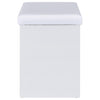 Bunbury Makeup Vanity Table Set Storage Mirror and Stool White — product view 18