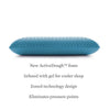 Zoned ActiveDough® + Cooling Gel Pillow