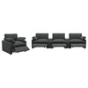 Collins Upholstered Power Recliner Chair Dark Grey — product view 18
