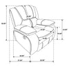 Camila 3-piece Upholstered Reclining Sofa Set Red — product view 20