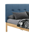 Paprika Platform Bed — Natural, Teal
