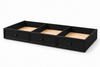 Riley beadboard twin trundle and divided storage — Black