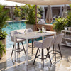 Sieve Swivel Barstool Beige