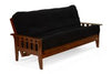 Kingston Moon Glider Futon Frame in Black Walnut