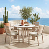 Oceanveil Round Dining Table White