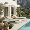 Lychee Chaise Lounge Green