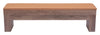 Bonker Storage Bench Brown — Set of 2