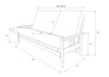 Monterey Futon Frame — Queen / Espresso