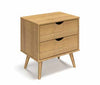 Donco Urban Two-Drawer Nightstand — Urban Oak — 2587-UO