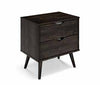 Donco Urban Two-Drawer Nightstand — Urban Walnut — 2587-UWL