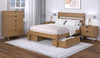 Donco Dual Underbed Storage Drawers on Casters — Urban Oak; accessory shown installed, bed sold separately — 505-UO