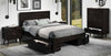 Donco Dual Underbed Storage Drawers on Casters — Urban Walnut; accessory shown installed, bed sold separately — 505-UWL