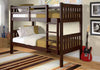 Donco Mission Bunk Bed — Additional Sizes and Finishes — Dark Cappuccino — 1010-4TTCP