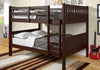Donco Mission Bunk Bed — Additional Sizes and Finishes — Dark Cappuccino — 1015-4FFCP