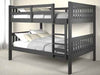 Donco Mission Bunk Bed — Additional Sizes and Finishes — Dark Grey — 1015-4FFDG