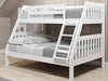 Donco Mission Bunk Bed — Additional Sizes and Finishes — White — 1018-4TFW