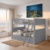 RILEYCFG|full-full|gray|trundle|Riley Full/Full Gray trundle