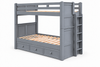 RILEYIICFG|twin-twin|gray|trundle|ladder|Riley II Twin/Twin Gray - trundle storage - approved v5