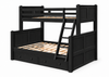 RILEYCFG|twin-full|black|drawers|Riley Twin/Full Black drawers