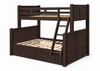 RILEYCFG|twin-full|espresso|drawers|Riley Twin/Full Espresso drawers