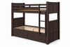 RILEYCFG|twin-twin|espresso|drawers|Riley Twin/Twin Espresso drawers