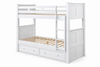 RILEYCFG|twin-twin|white|drawers|Riley Twin/Twin White drawers