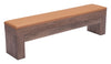 Bonker Storage Bench Brown — Set of 2