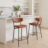 Charon Counter Stool Vintage Brown — Set of 2