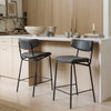 Charon Counter Stool Vintage Black — Set of 2