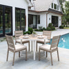 Reefline Armless Dining Chair Gray — Set of 2