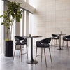 Limay Barstool Black & Walnut