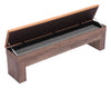 Bonker Storage Bench Brown — Set of 2