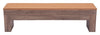 Bonker Storage Bench Brown — Set of 2