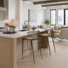 Silues Counter Stool Taupe & Brown — Set of 2