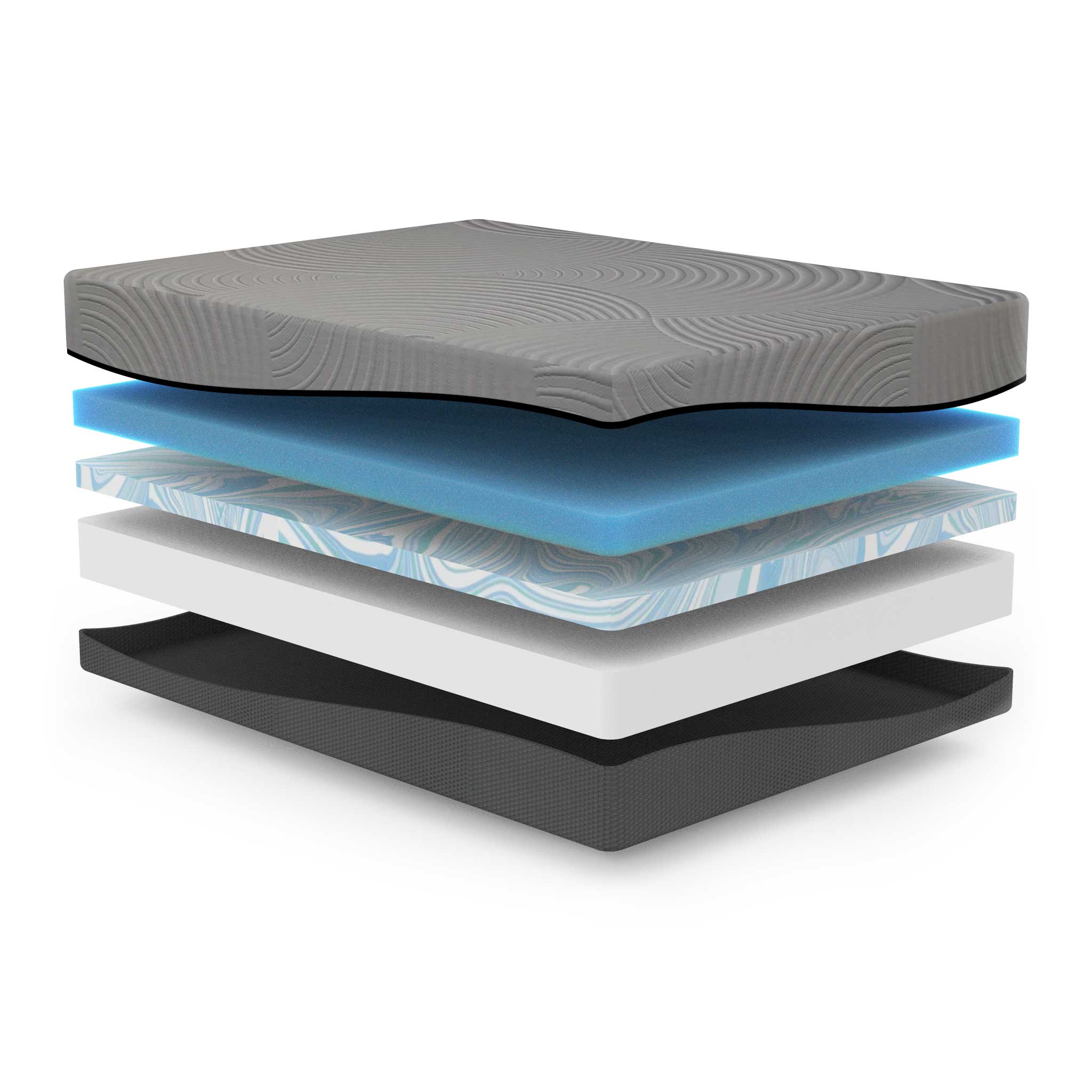 BedTech Gel Max 12 inch manufacturer construction cutaway
